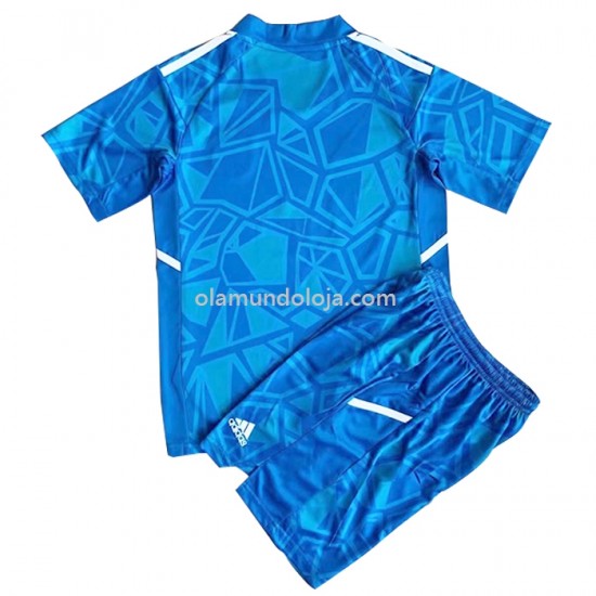 Camisola Bayern de Munique Guarda-redes Criança Equipamento Quarto 2022-2023 Manga Corta